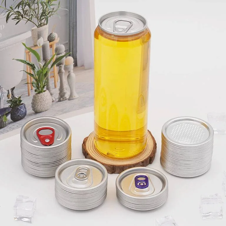 202 500ml Clear Transparent Plastic Juice Can
