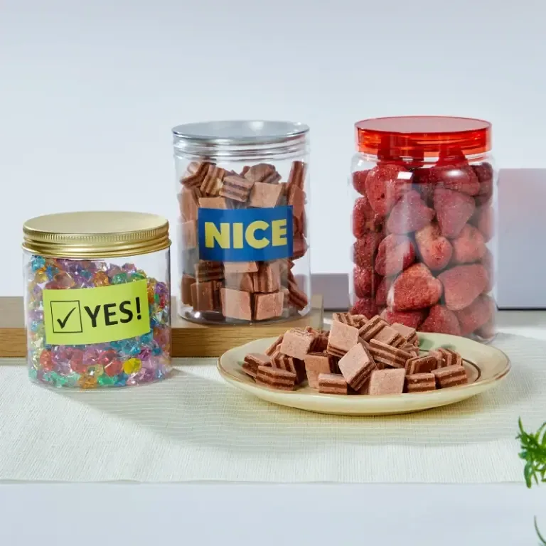 PET Plastic Food Seal Jar 305