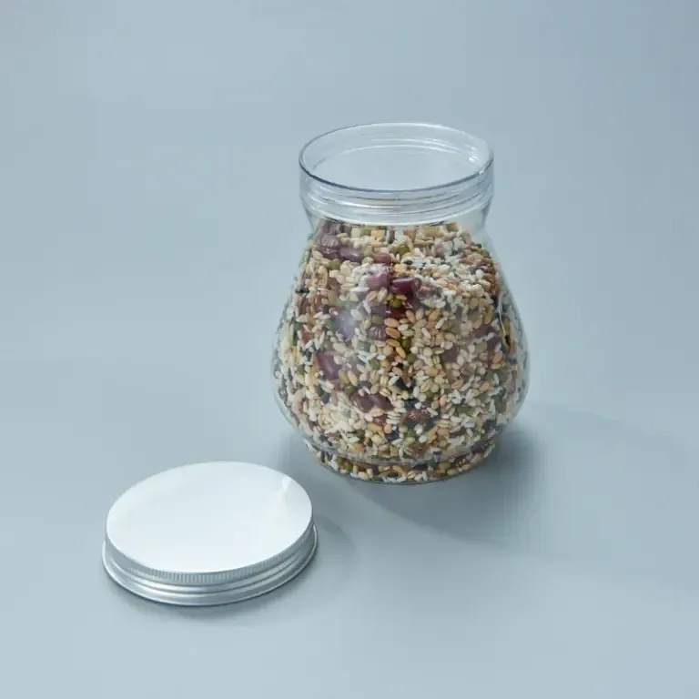 Vase-Shaped Grain Sealed Jar