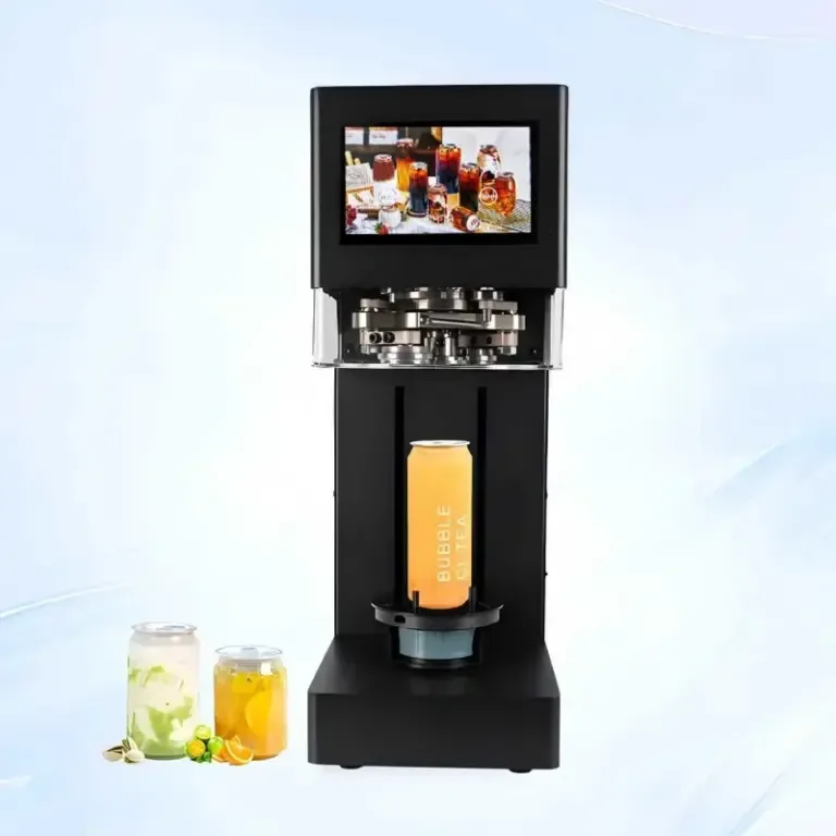 Touch Screen Beverage Can Sealing Machine